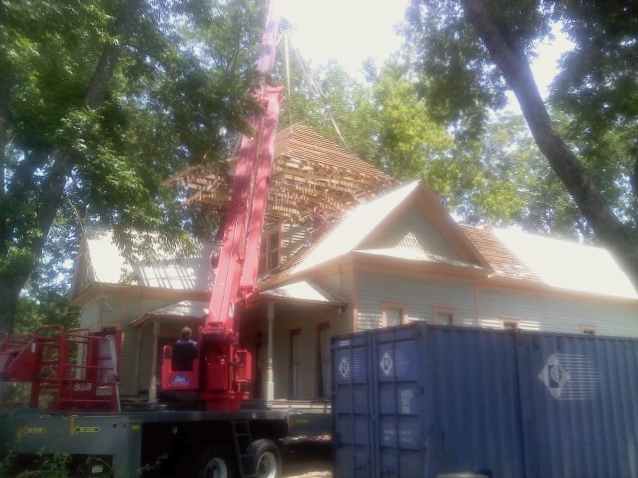 Taking the second story off